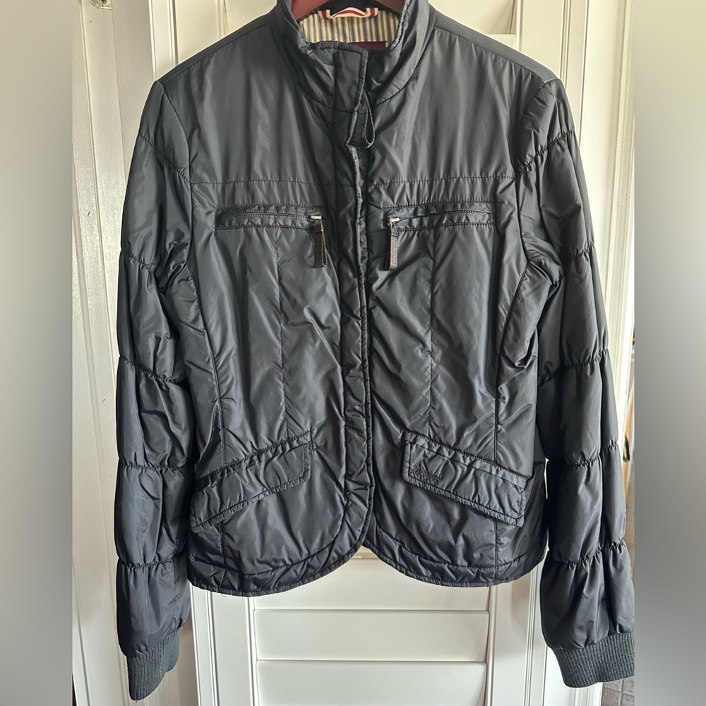 LTB Basics Vintage Aesthetic Women's jacket, Black Colar, Size L